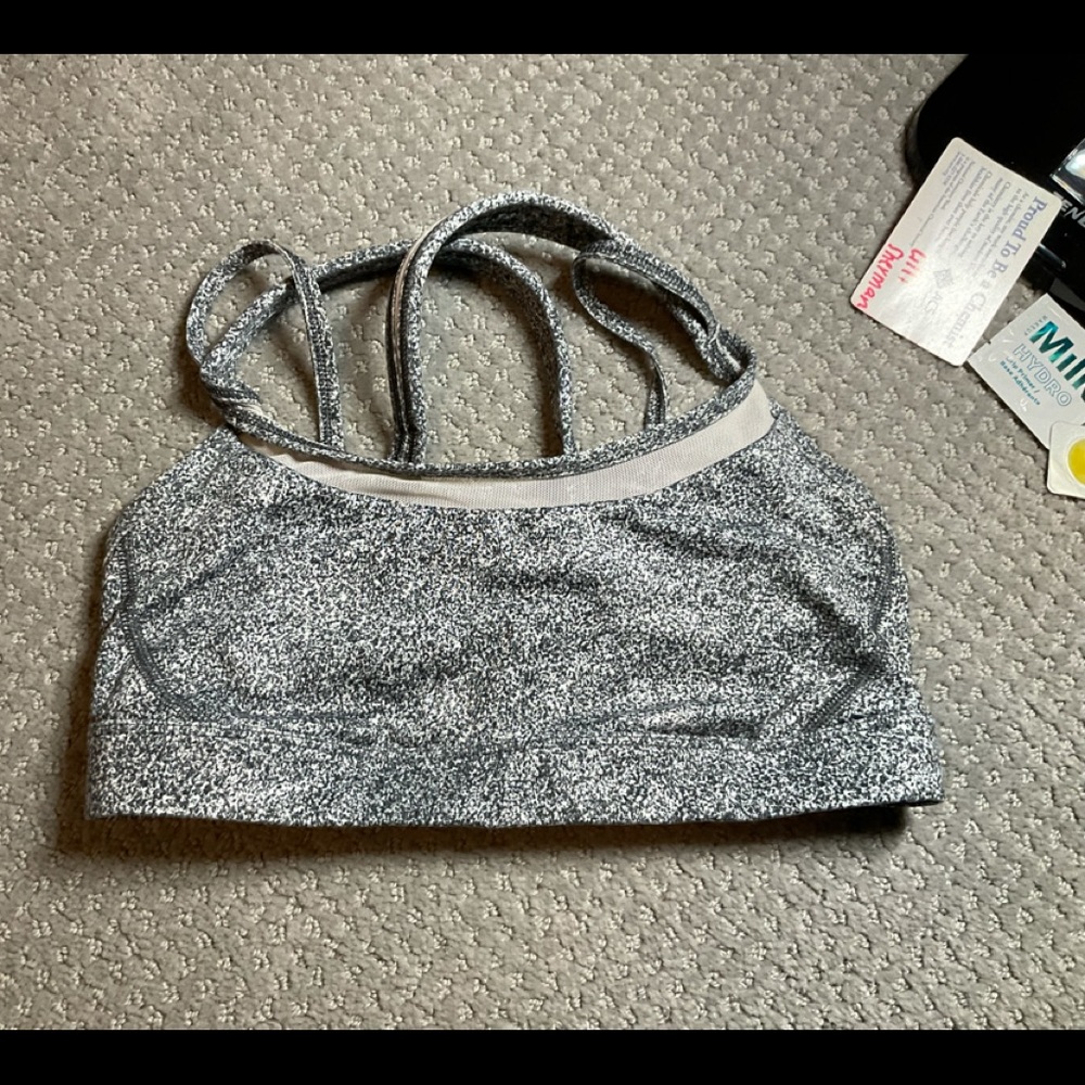 Lululemon size 4 Grey Bra